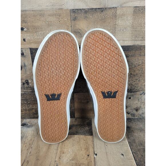 Supra Flow Low Top Men's 9.5 Camo Green anvas Shoes Sneaker Skater Casual - Picture 8 of 8